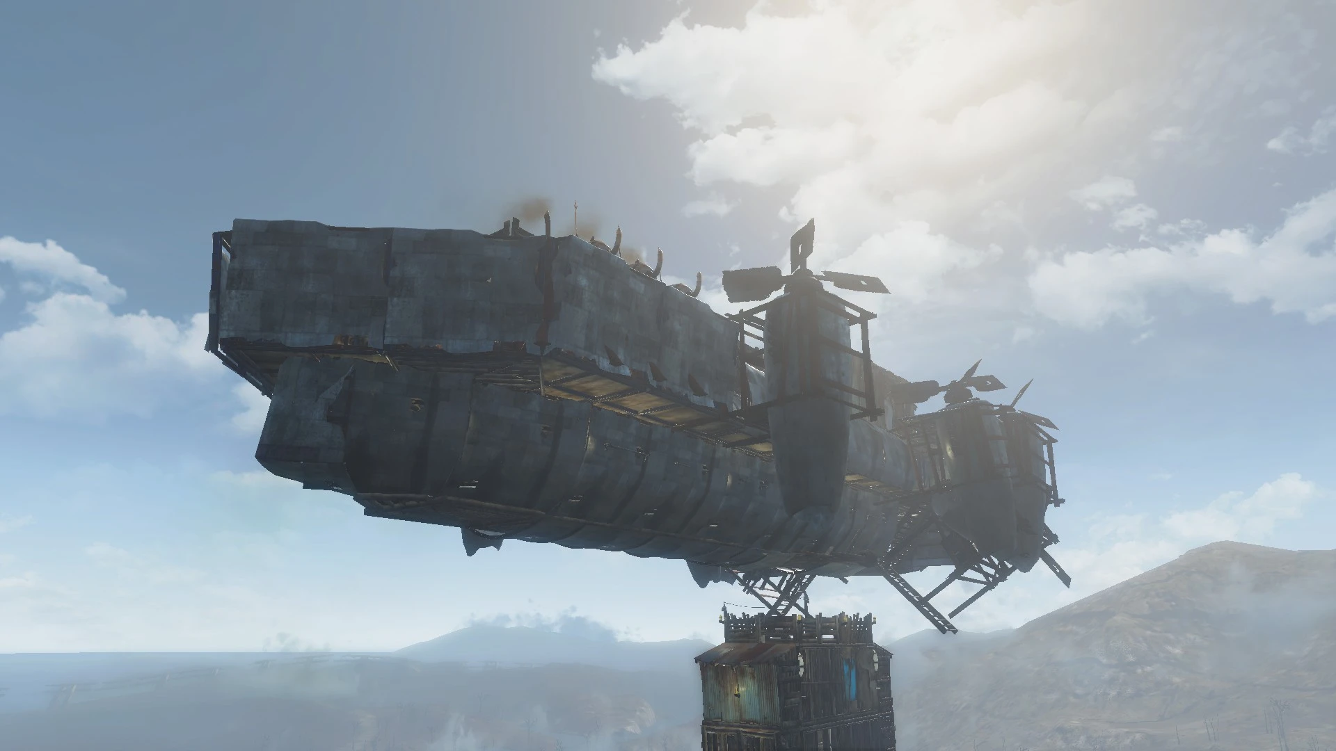 Fallout 4 дирижабль братства фото 14