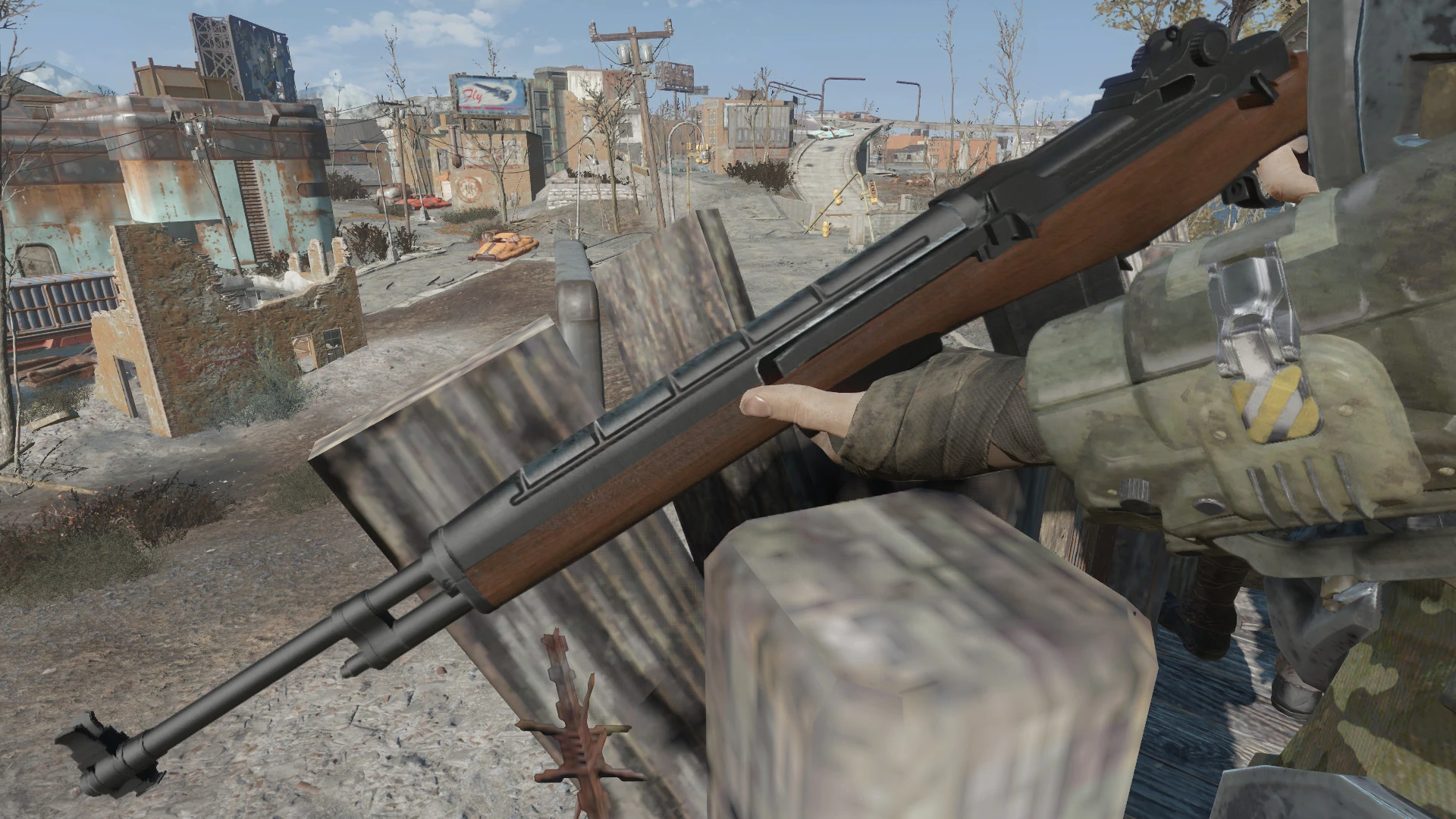 Fallout 4 handmade rifle retexture фото 98