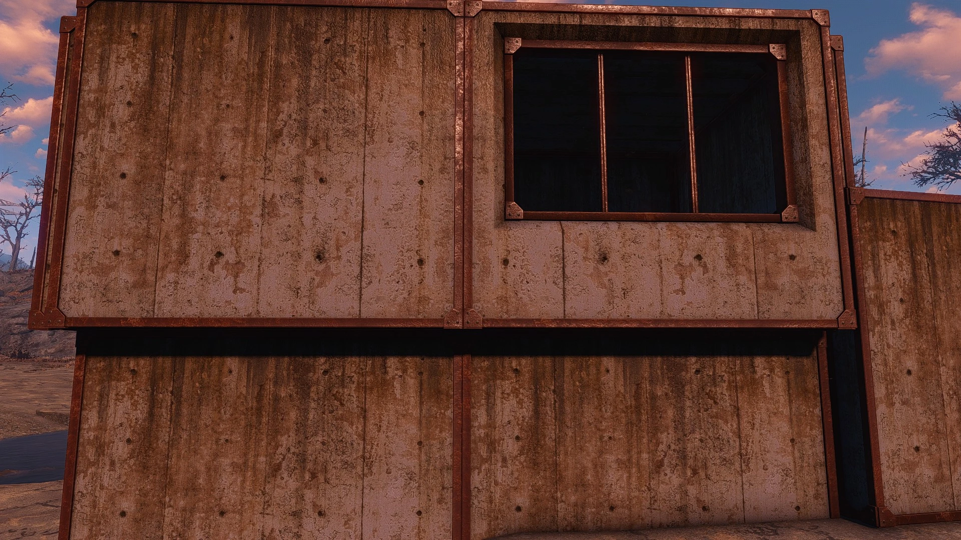 Fallout 4 бетонные дома фото 27