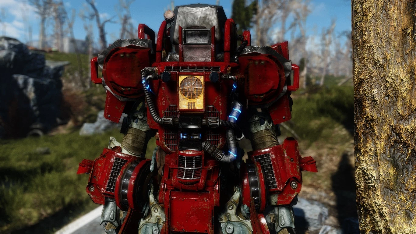 Fallout 4 power armor red фото 35