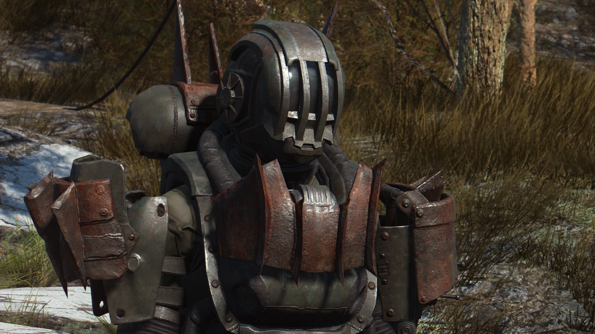 Fallout 4 каска из робота охранника фото 3