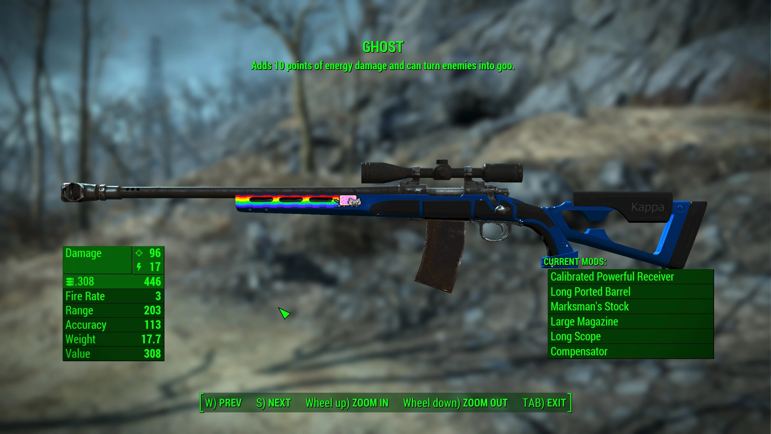 Fallout 4 hunting rifle right handed фото 22