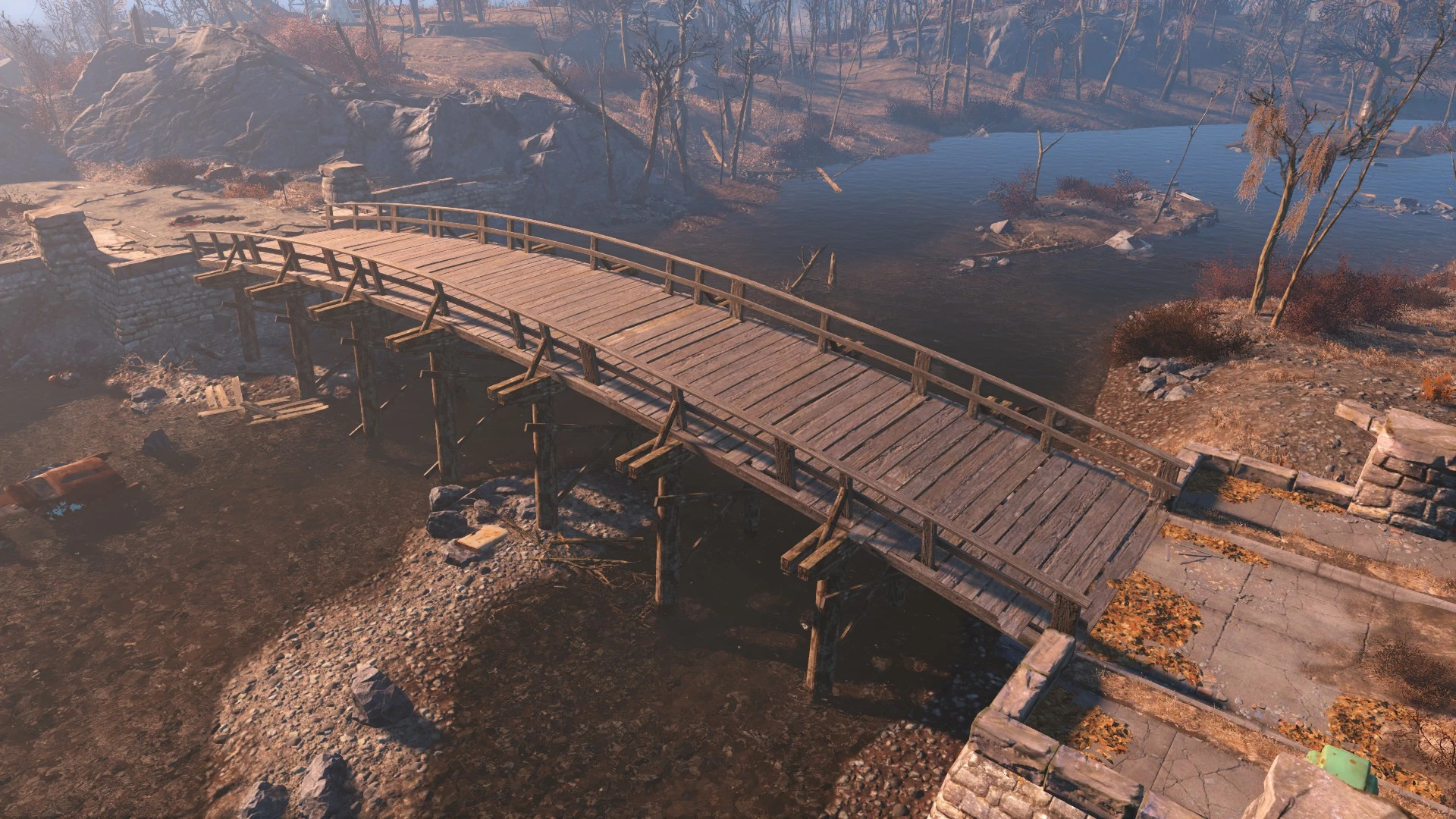 Fallout 4 как построить мост (116) фото