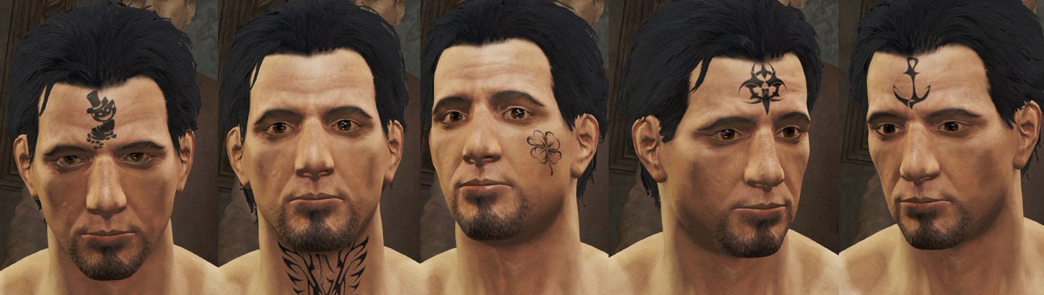 Fallout 4 татуировки на лицо (120) фото
