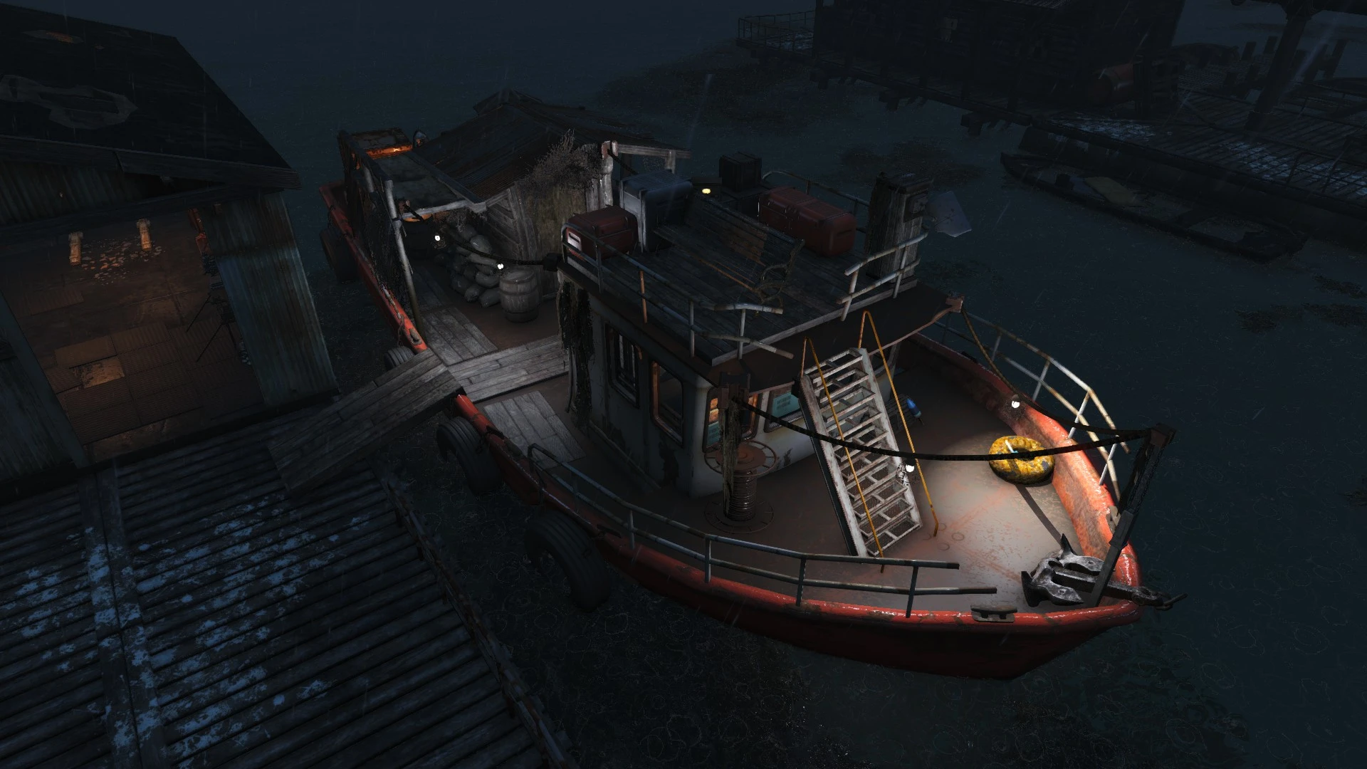 Fallout 4 боевые лодки яхты корабли создай свой собственный флот фото 7