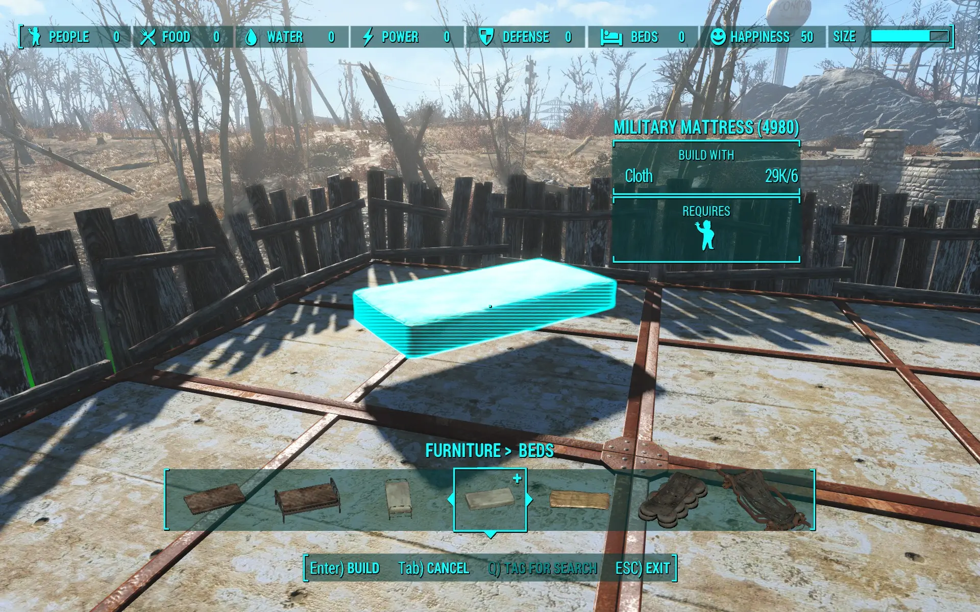fallout 4 beds sheltered console command