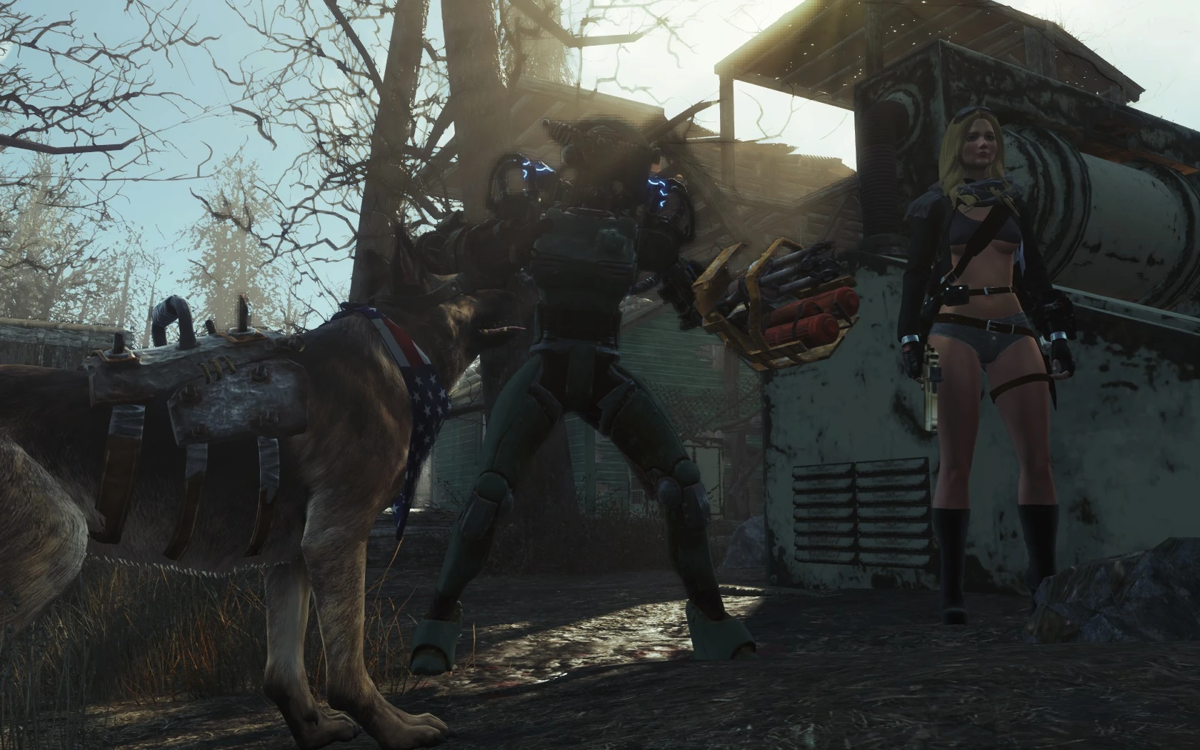 Fallout 4 гончая мутант компаньон фото 118