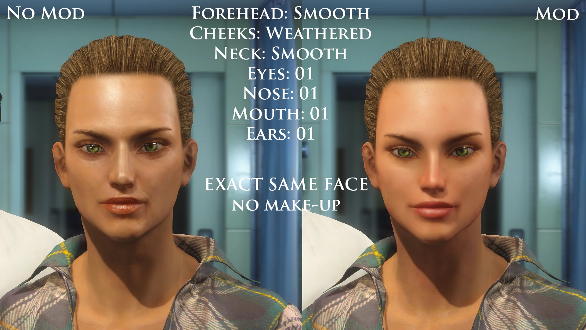 Fallout 4 natural 2k face textures фото 101