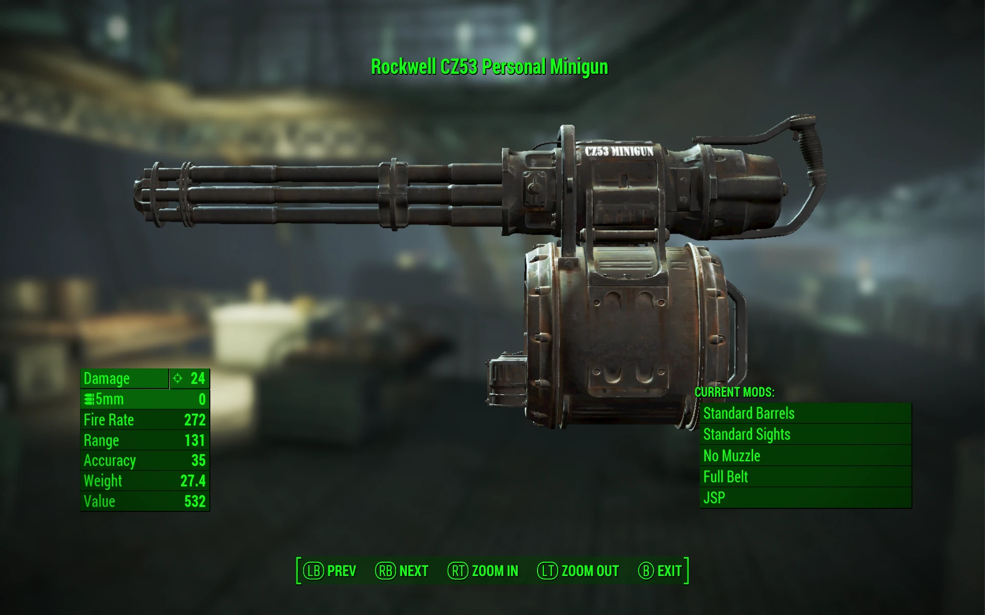 Fallout 4 тройной ствол для минигана фото 3