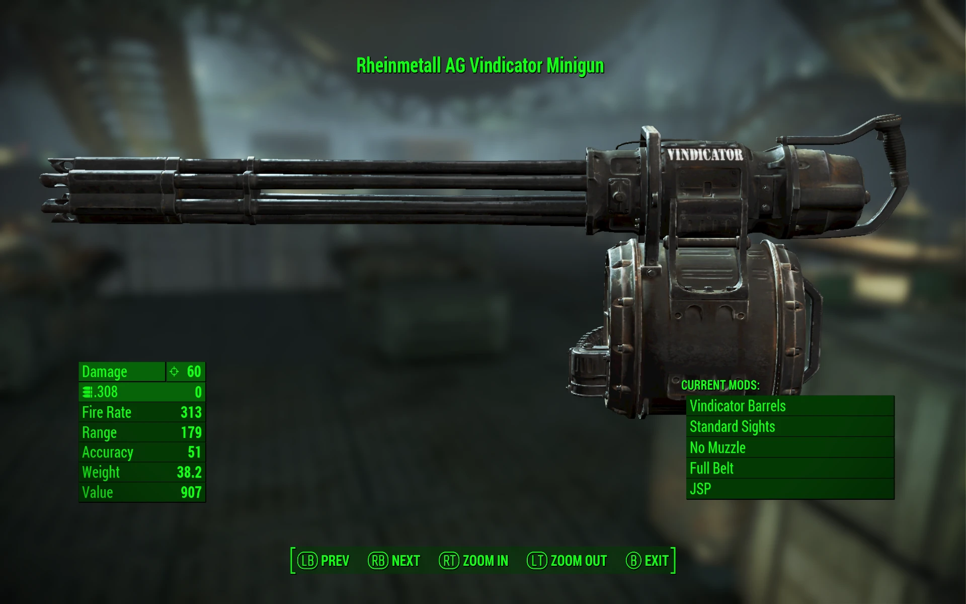 Fallout 4 миниган тройной ствол (120) фото