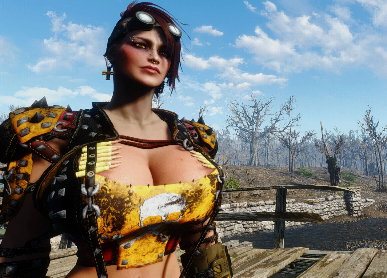 Toxic Raider Armour For Atomic Beauty At Fallout  Nexus Mods And Community
