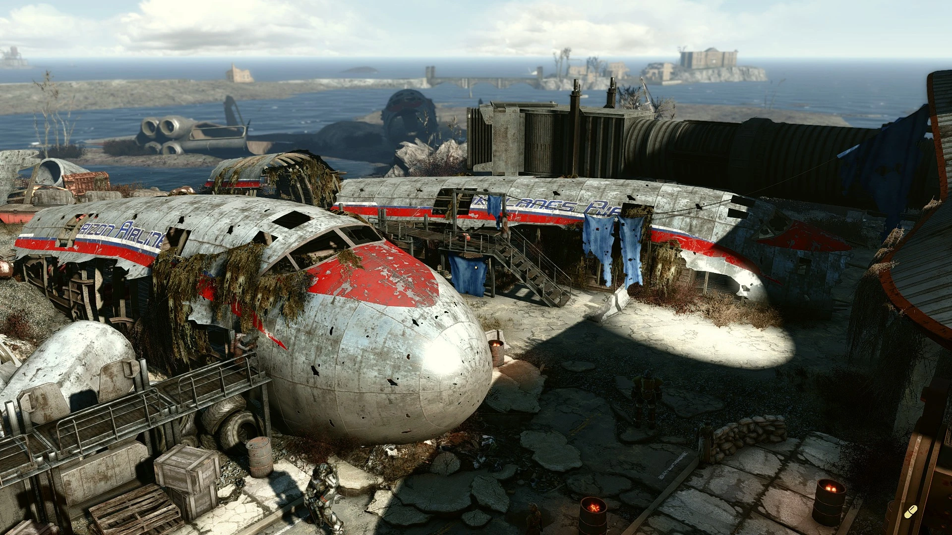 Fallout 4 как строить в аэропорту фото 5