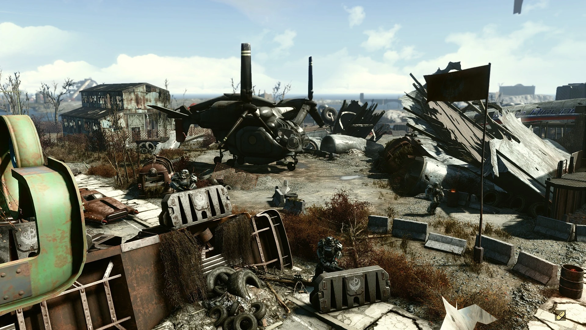 Fallout 4 аэропорт строительство фото 17