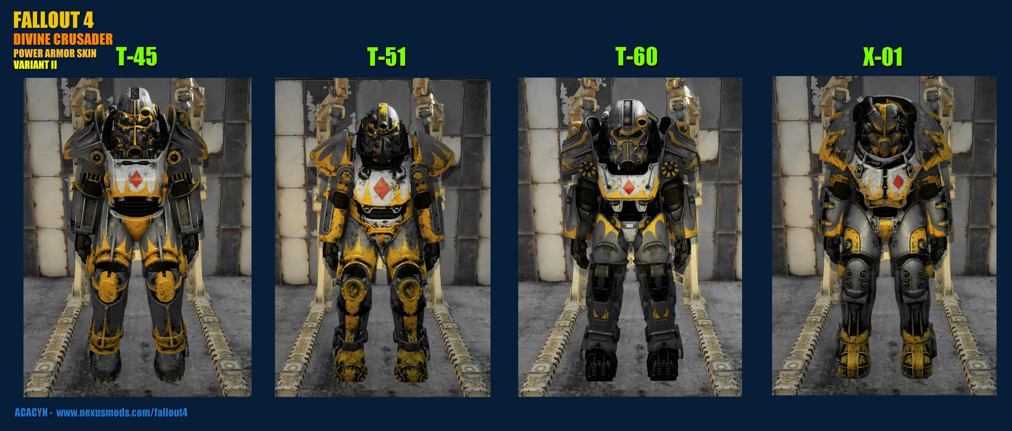 Fallout 4 power armor skin фото 15