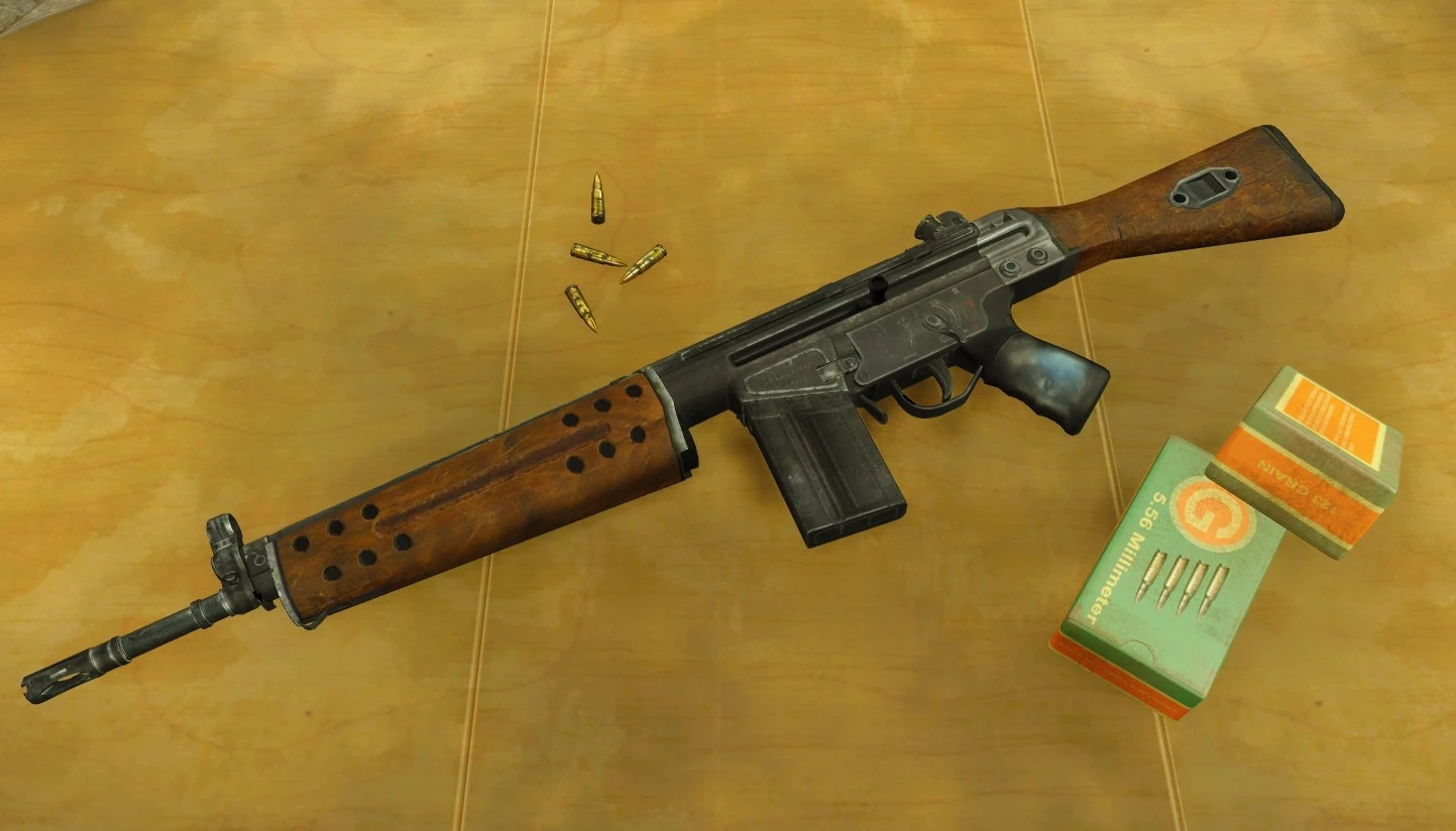 Fallout 4 assault rifle from fallout 3 (120) фото