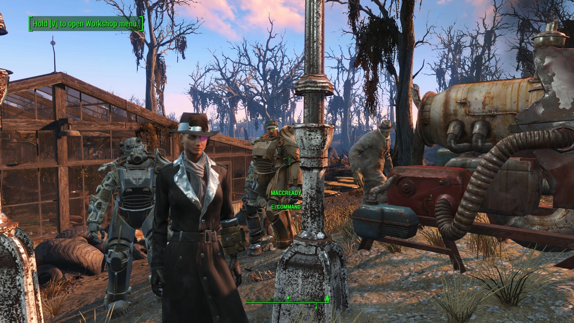 Fallout 4 armorsmith extended вылетает верстак