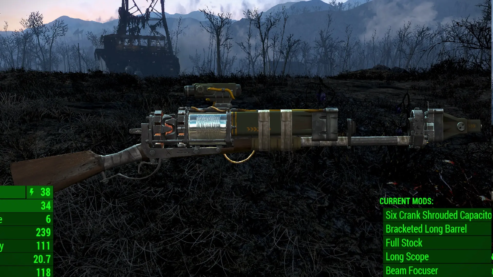 Shrouded Laser Musket and Adv Laser Musket Modification at Fallout 4 ...