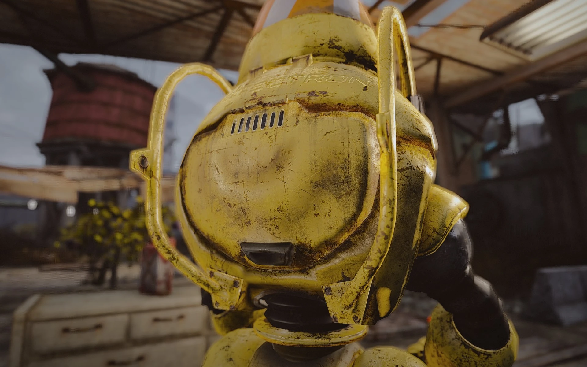 Fallout 4 каска из робота охранника фото 55