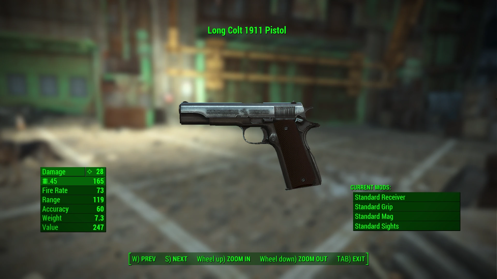 Fallout 4 wwii colt 1911 фото 1