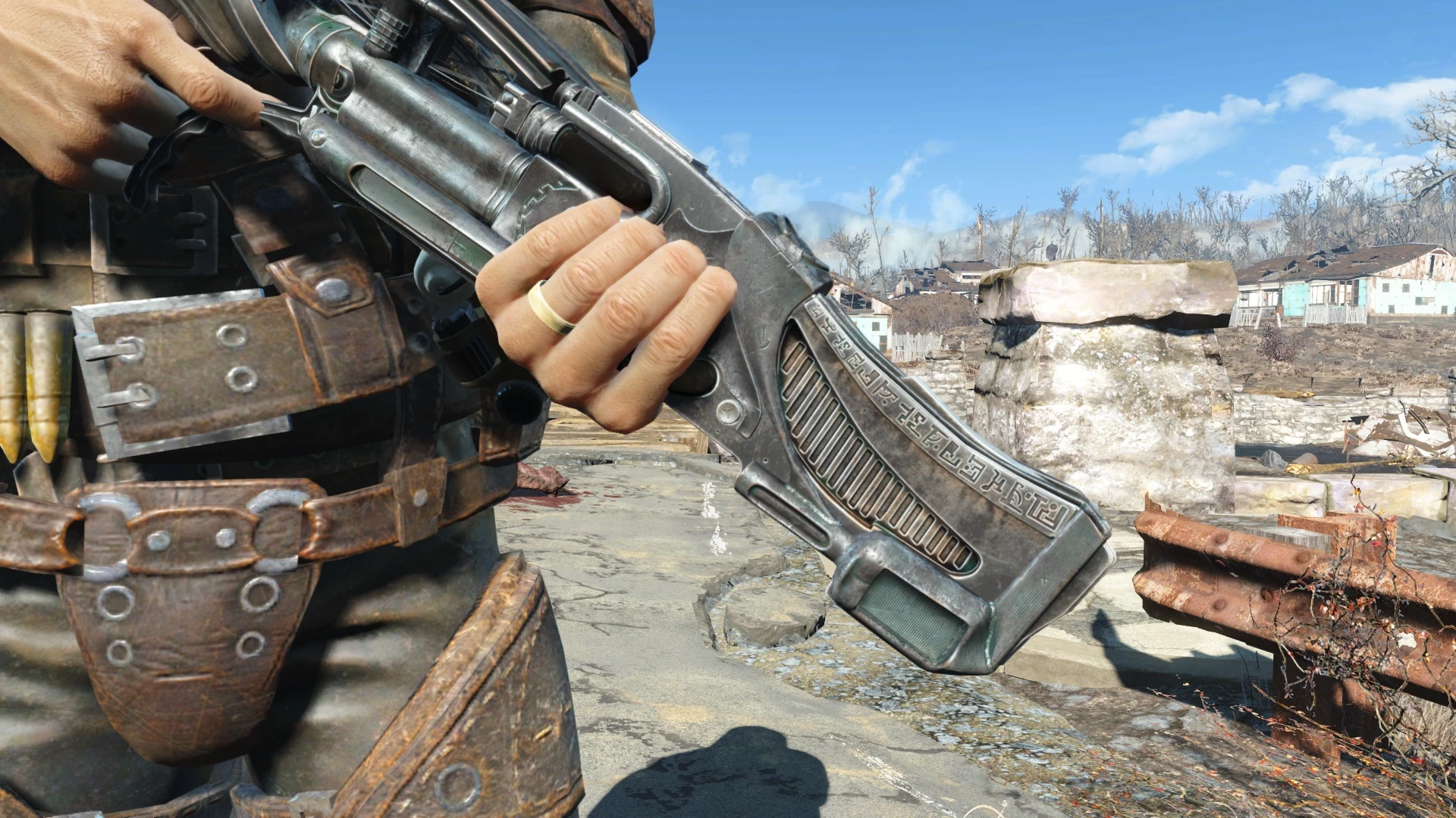 Fallout 4 handmade rifle in commonwealth фото 104