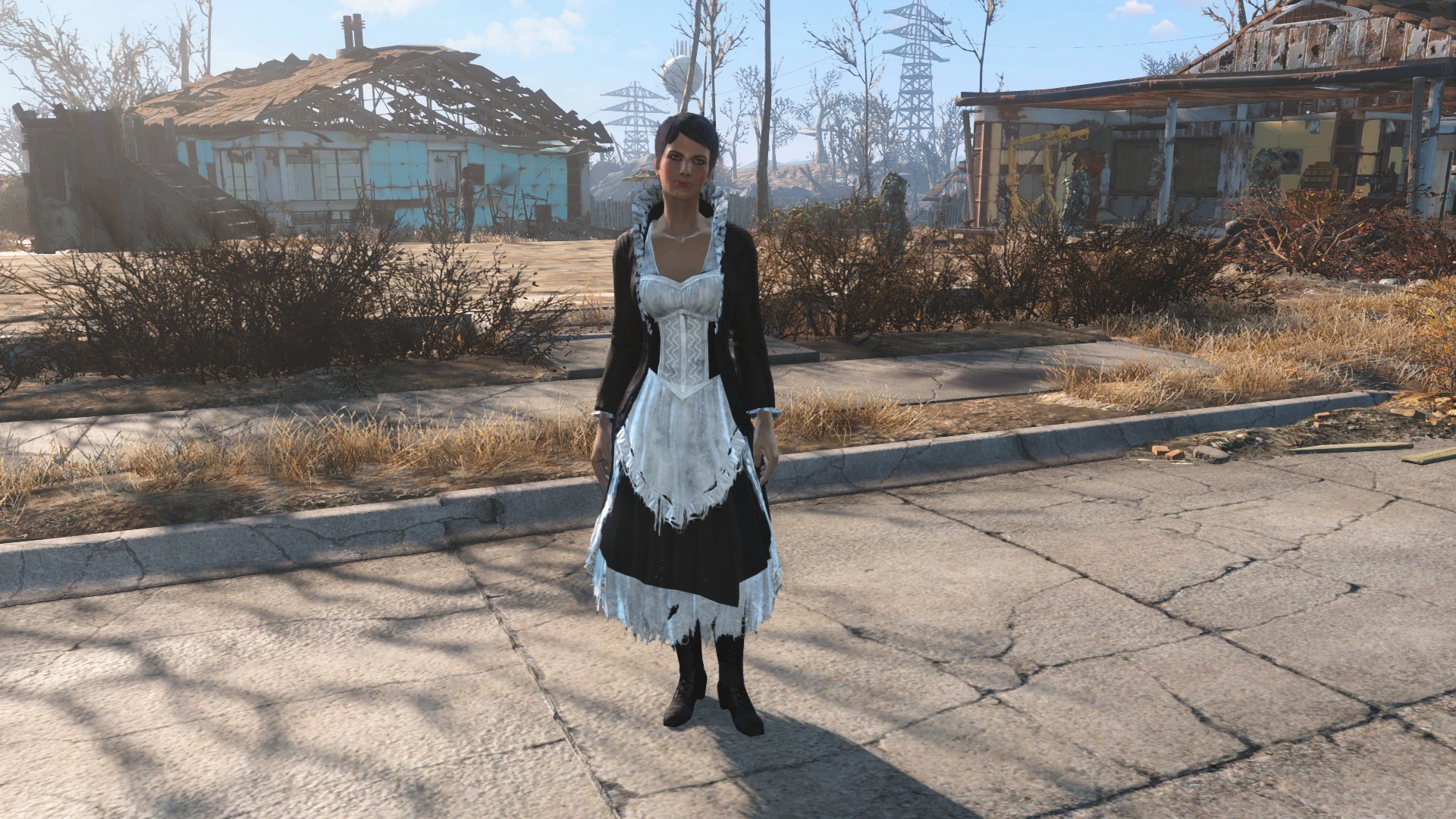 Fallout 4 черное платье фото 9