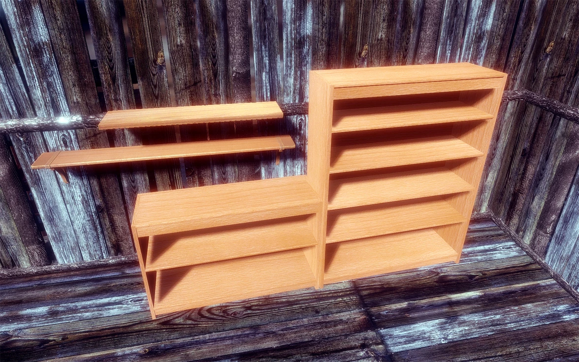 Do It Yourshelf clutter for shelves and bookcases German at Fallout