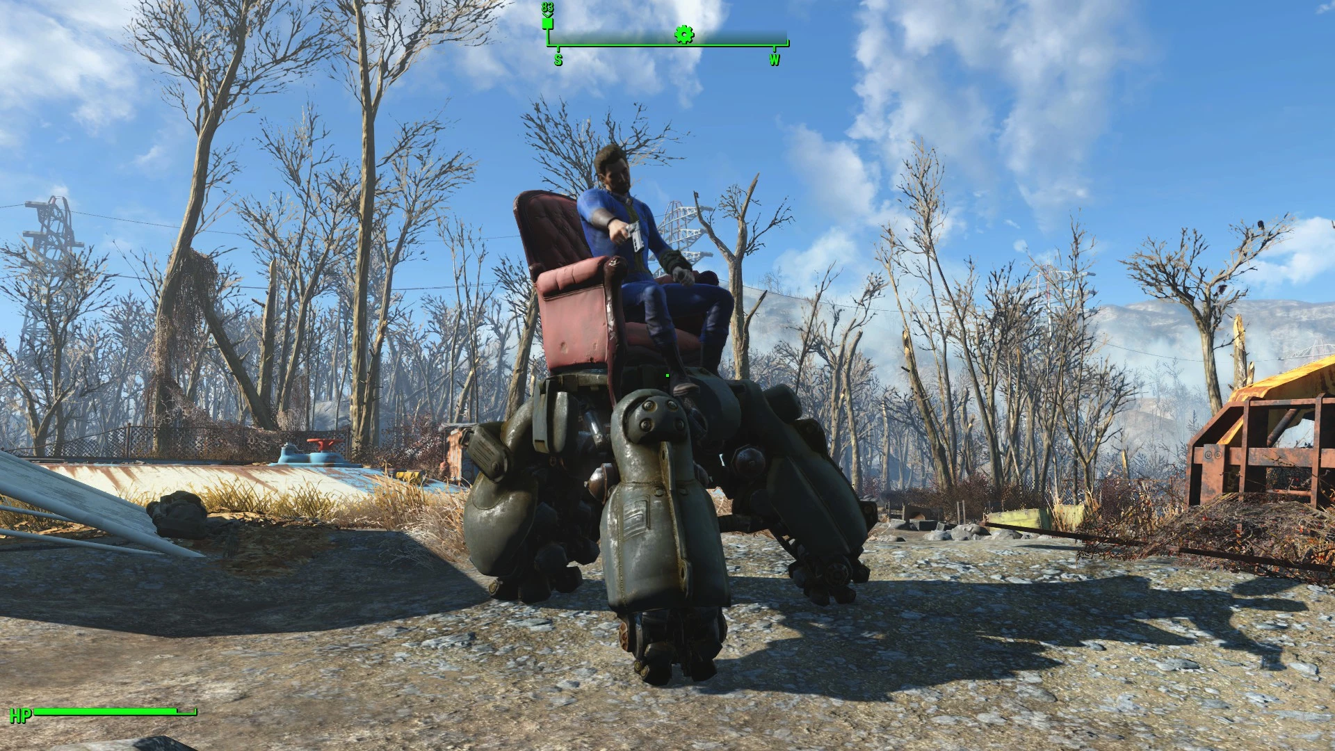 Fallout 4 прототип боевого стража на свалке фото 12