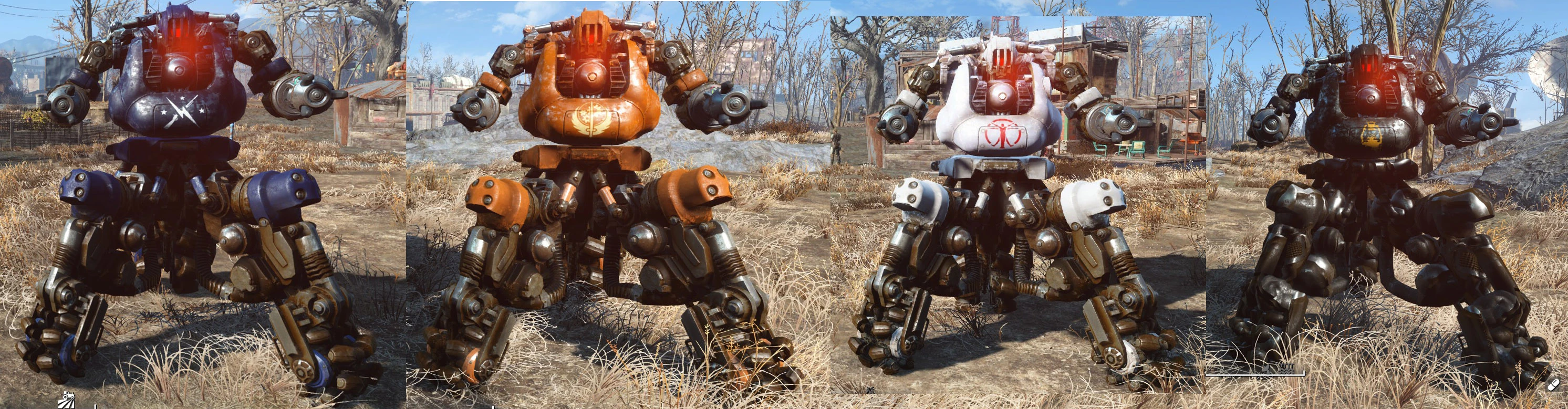 Fallout 4 каска из робота охранника фото 27