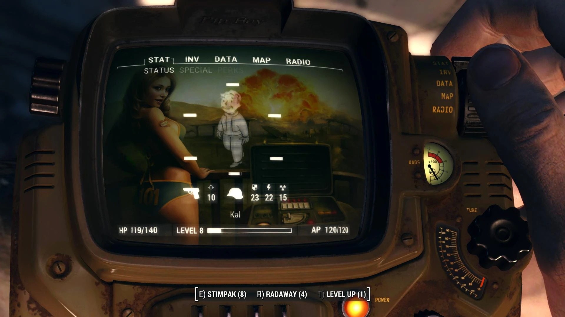 Fallout 4 pip boy на весь экран фото 118