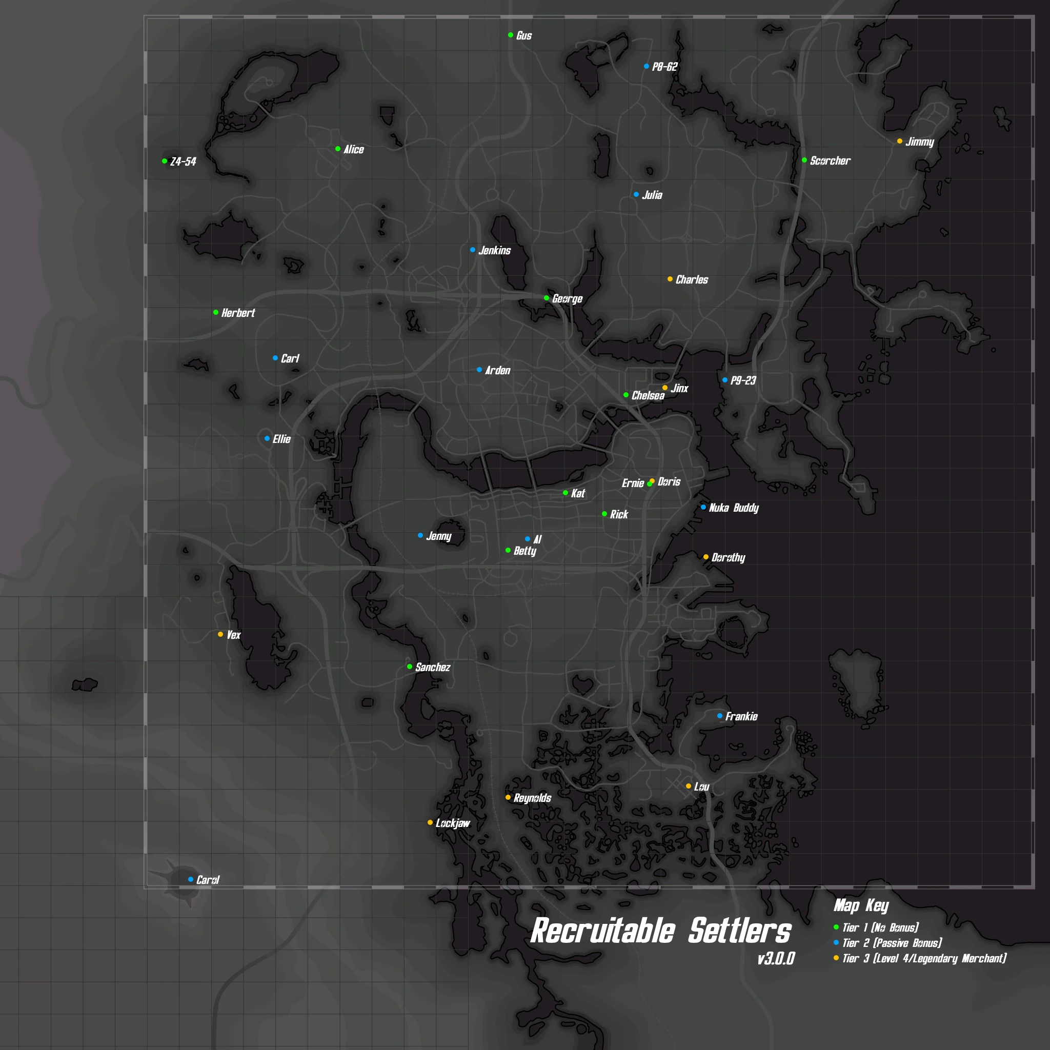 карта с обозначениями fallout 4 фото 64