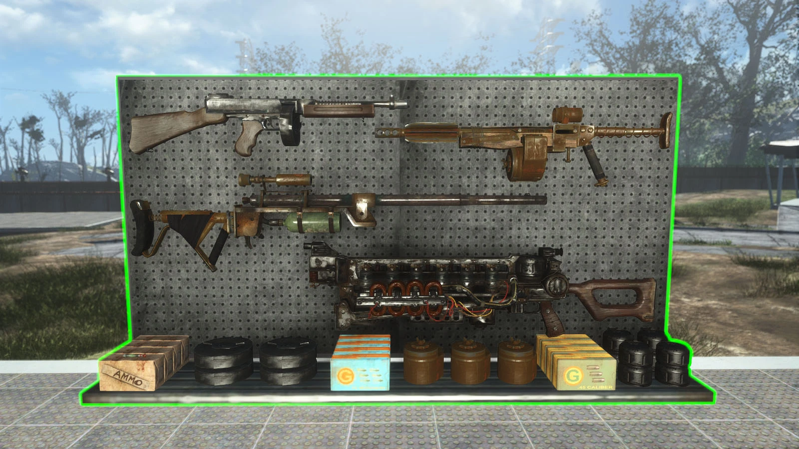 Fallout 4 weapons display фото 8