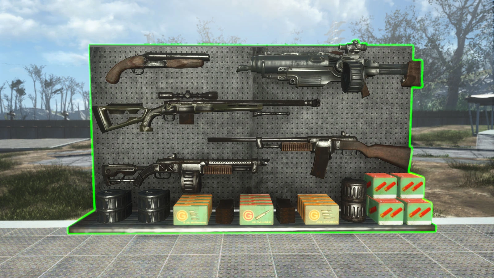 Fallout 4 weapons display фото 6