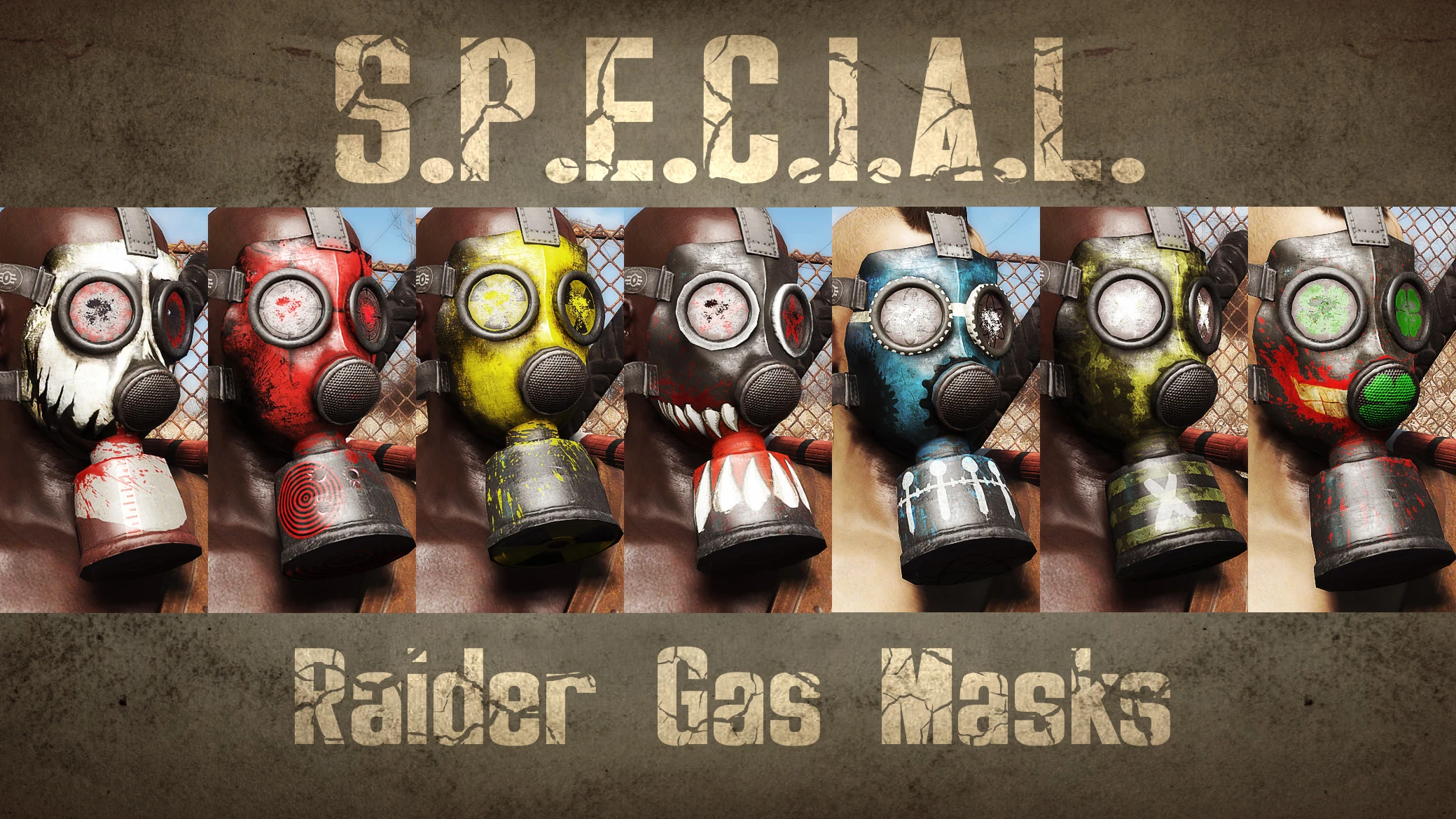fallout 76 armored raider skull gas mask