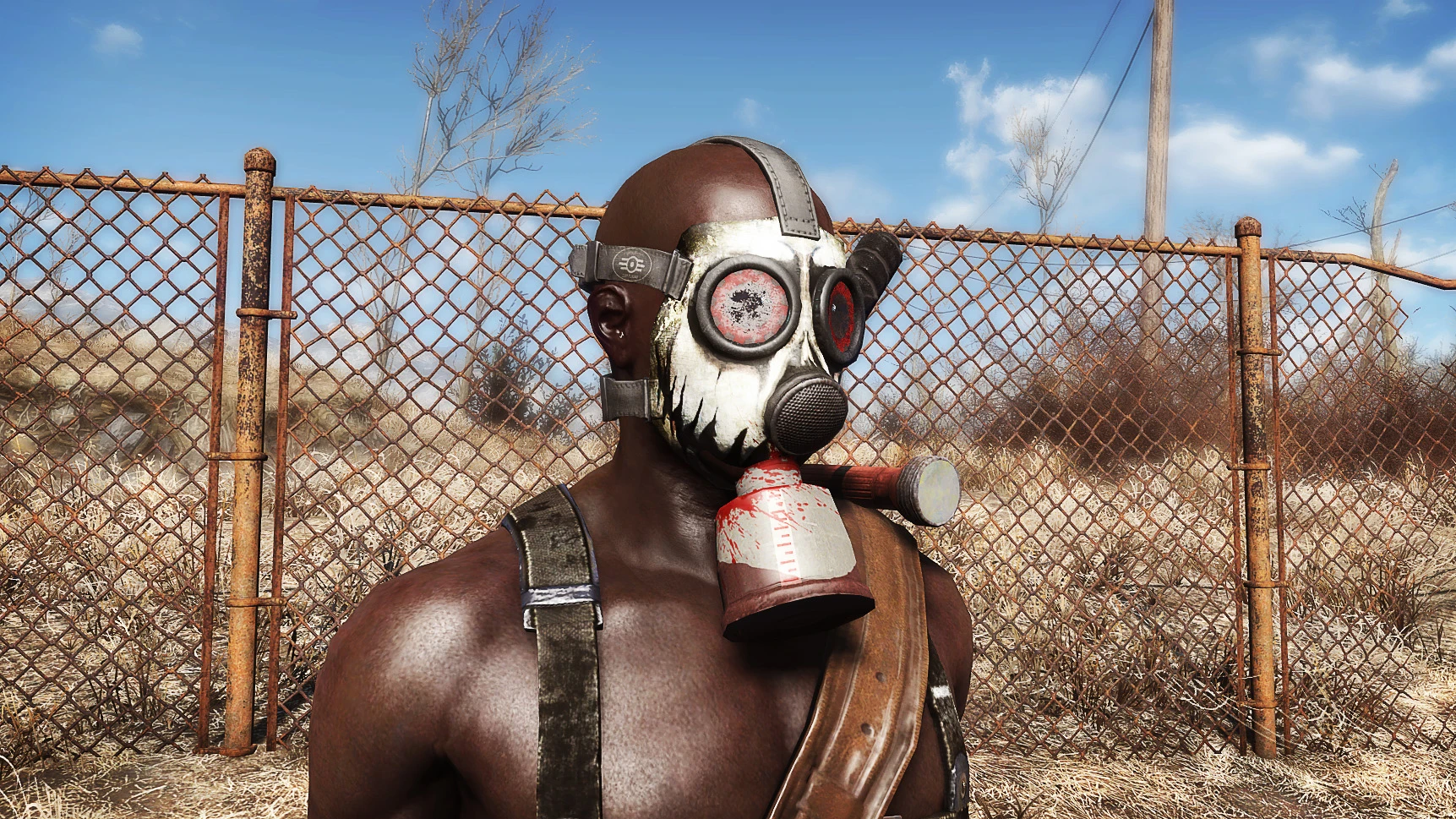 raider skull gas mask