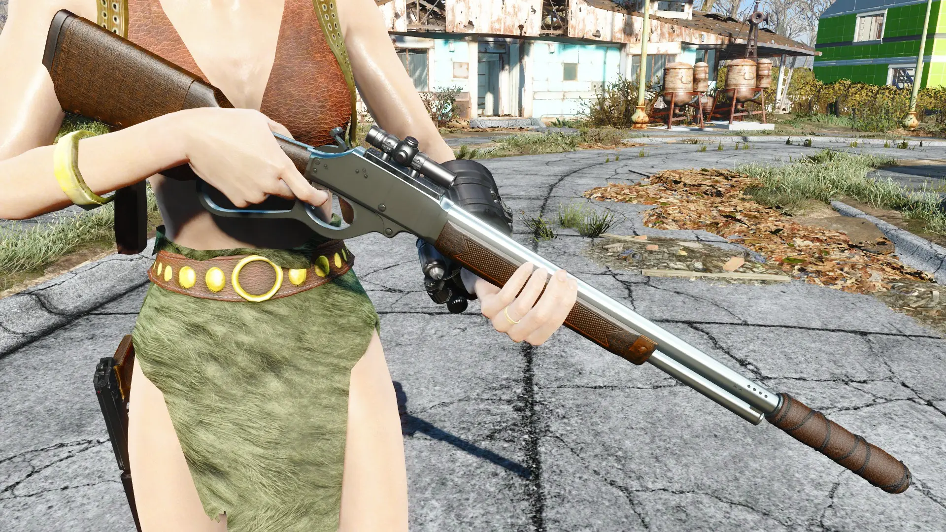 fallout 4 lever action rifle fix