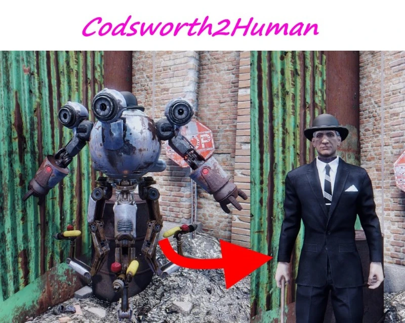 Mening Fleksibel galdeblæren Codsworth2Human at Fallout 4 Nexus - Mods and community
