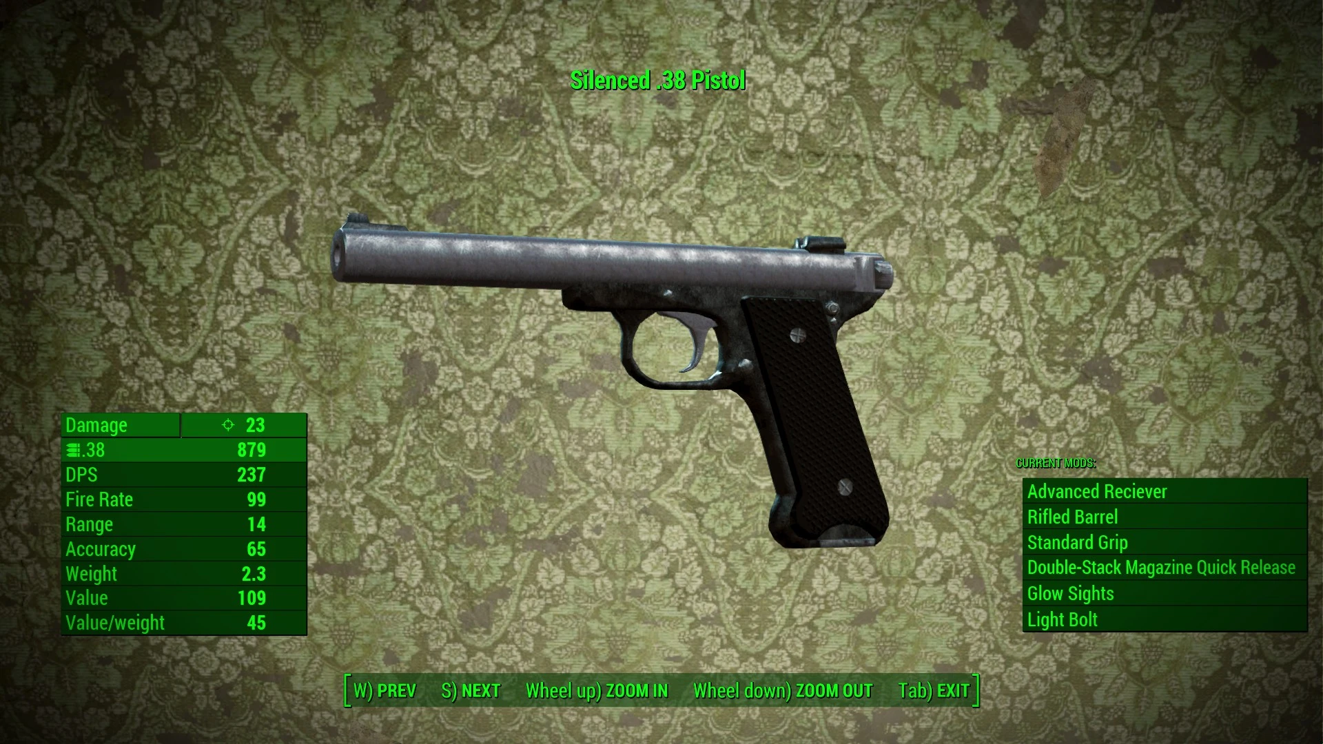 12.7mm pistol fallout 4