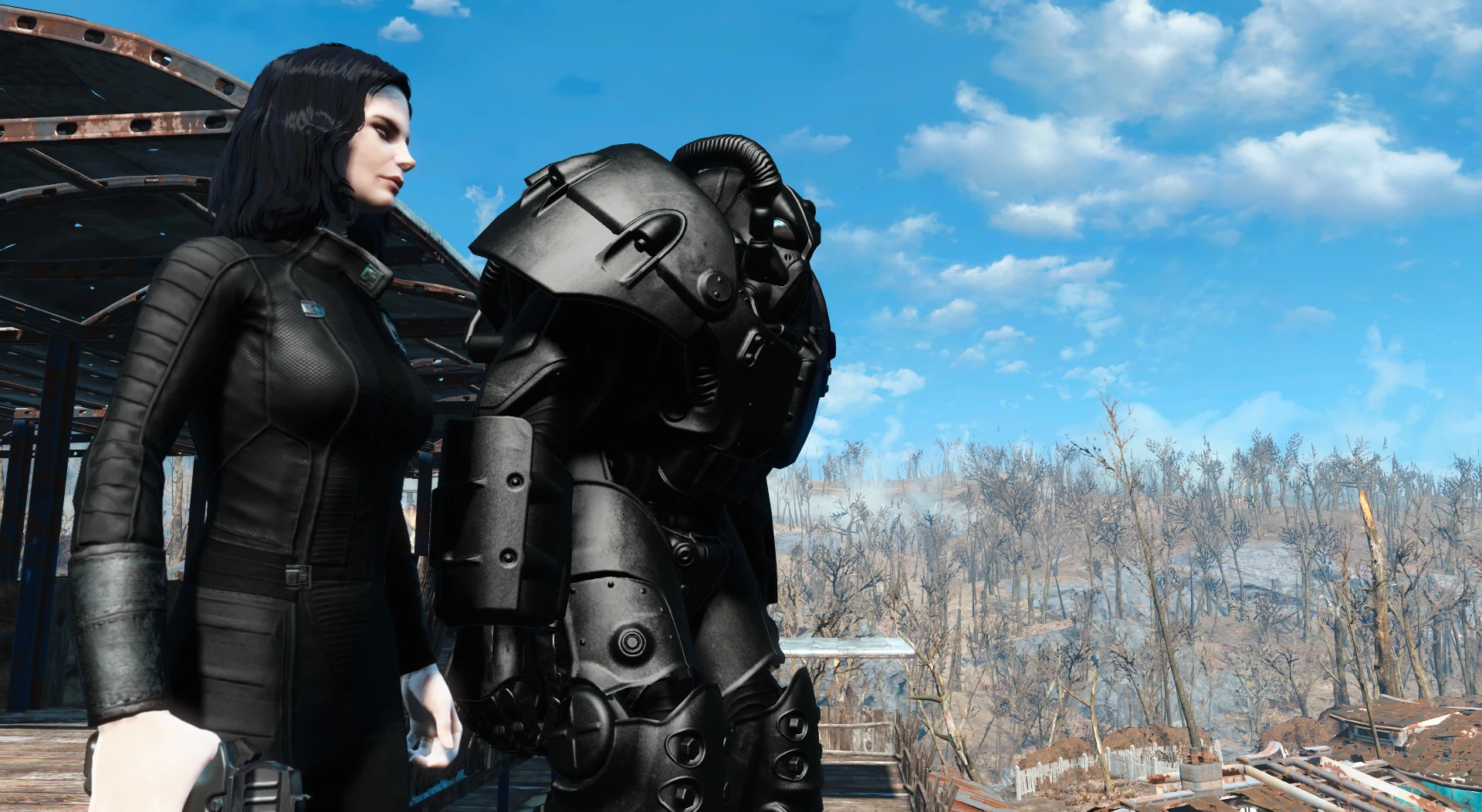 Fallout 4 vault suit with armor фото 113