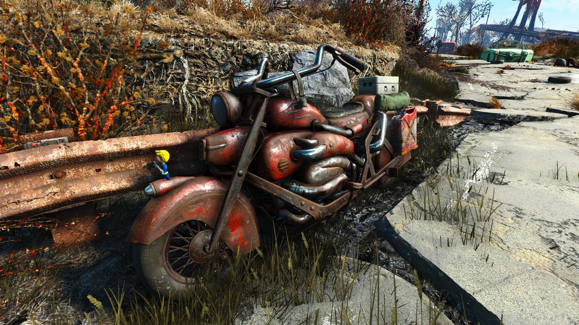 Fallout 4 транспорт на котором можно ездить фото 76