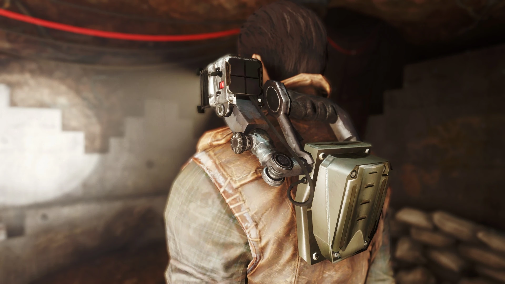 Fallout 4 фонарь на плече фото 1
