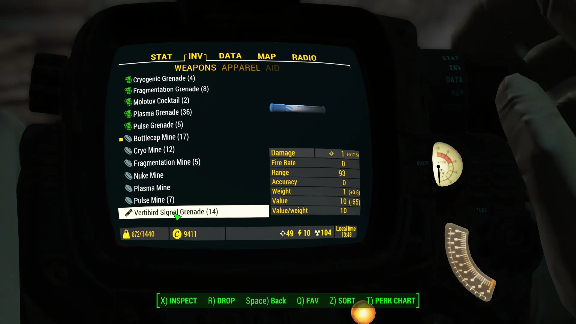 Vis g item sorting fallout 4 фото 94