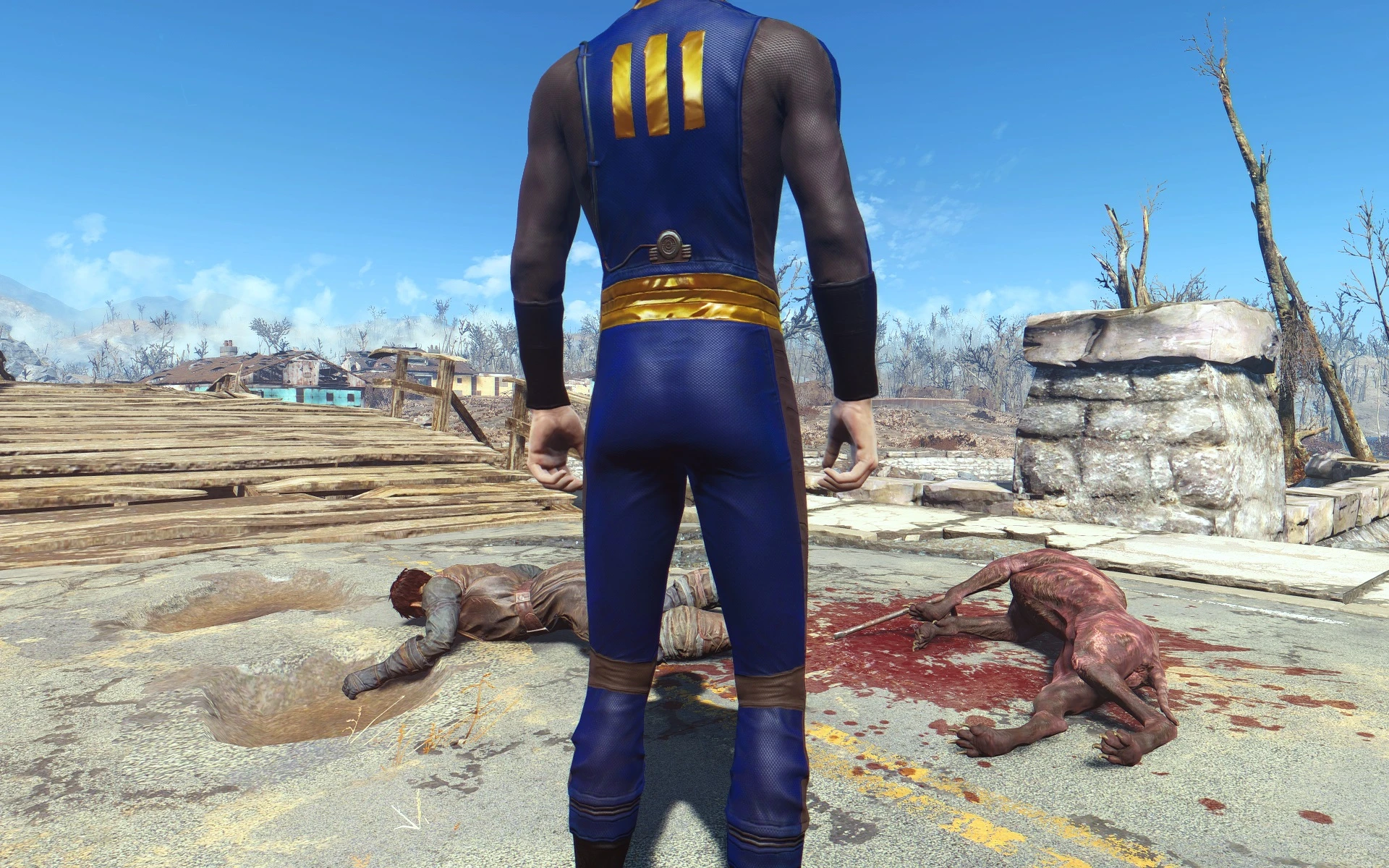 Fallout 4 armored vault suit фото 28