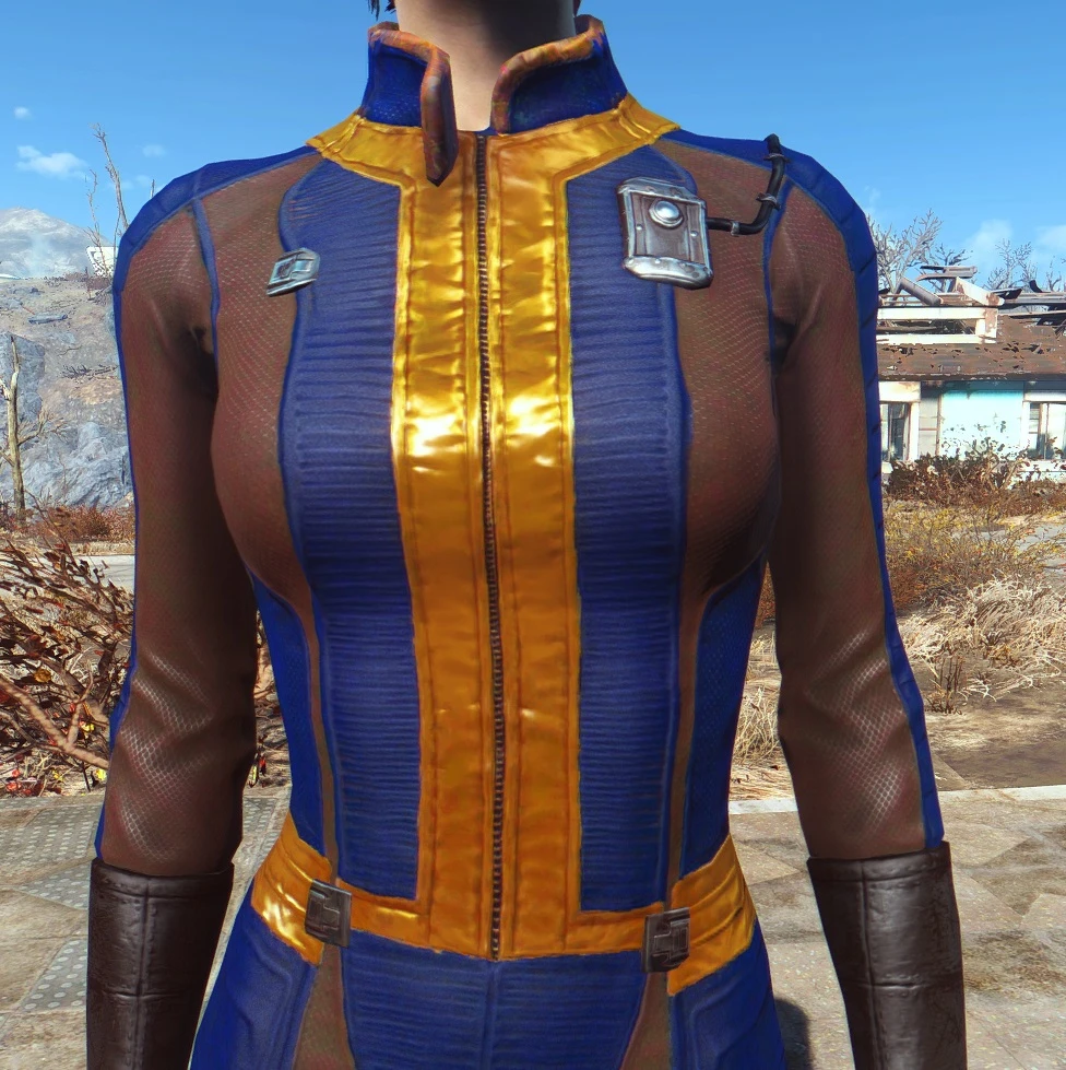 New Vault Suit Texture At Fallout 4 Nexus Mods And Community