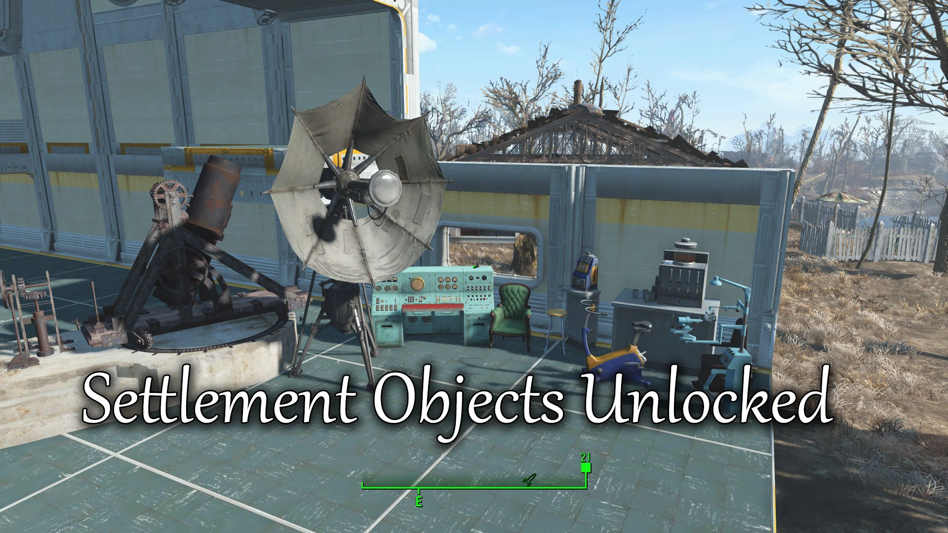 Fallout 4 unlocked settlement objects (119) фото