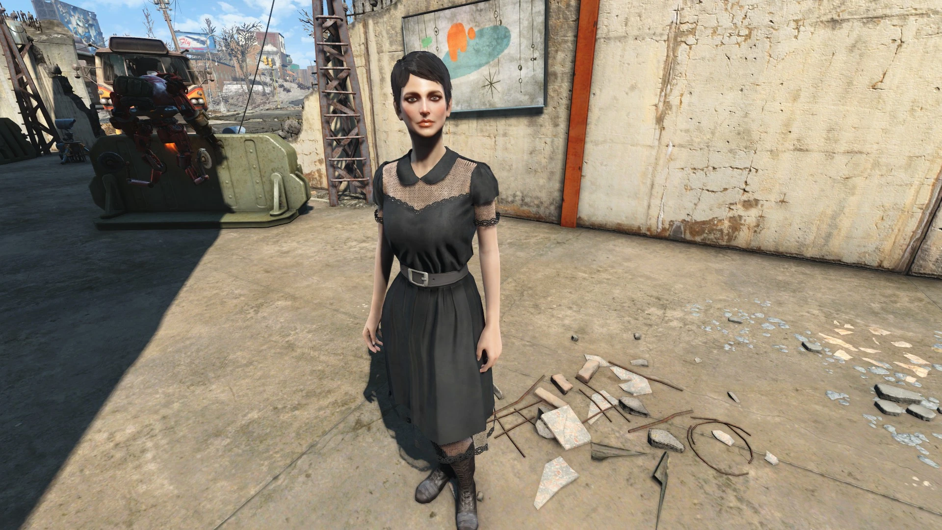 Fallout 4 черное платье фото 18