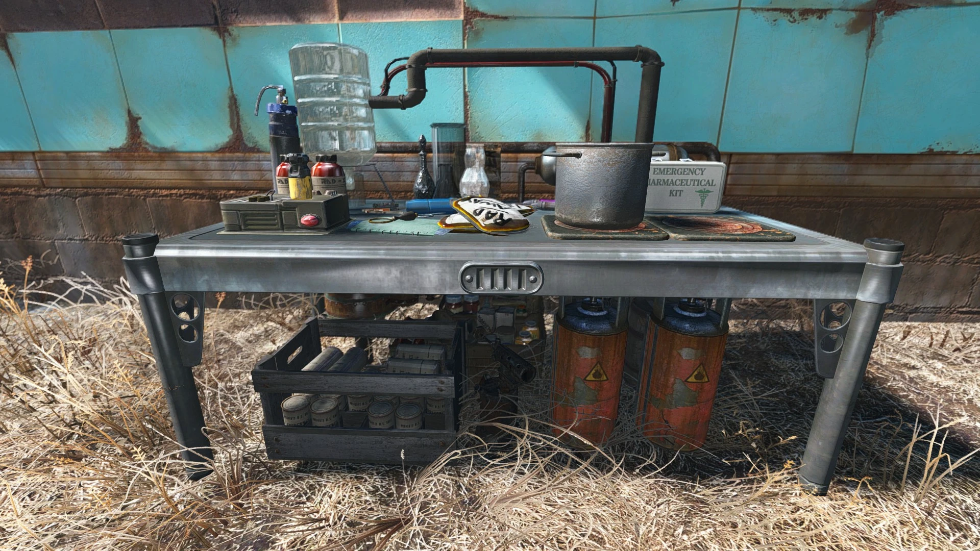 Fallout 4 как подключить водоочистную установку к генератору фото 86