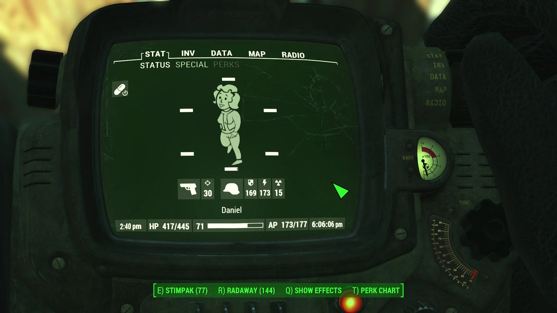 Fallout 4 vault meat pip boy фото 80