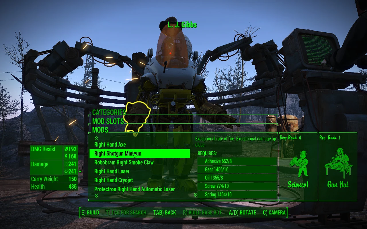 Shotgun Minigun at Fallout 4 Nexus - Mods and community