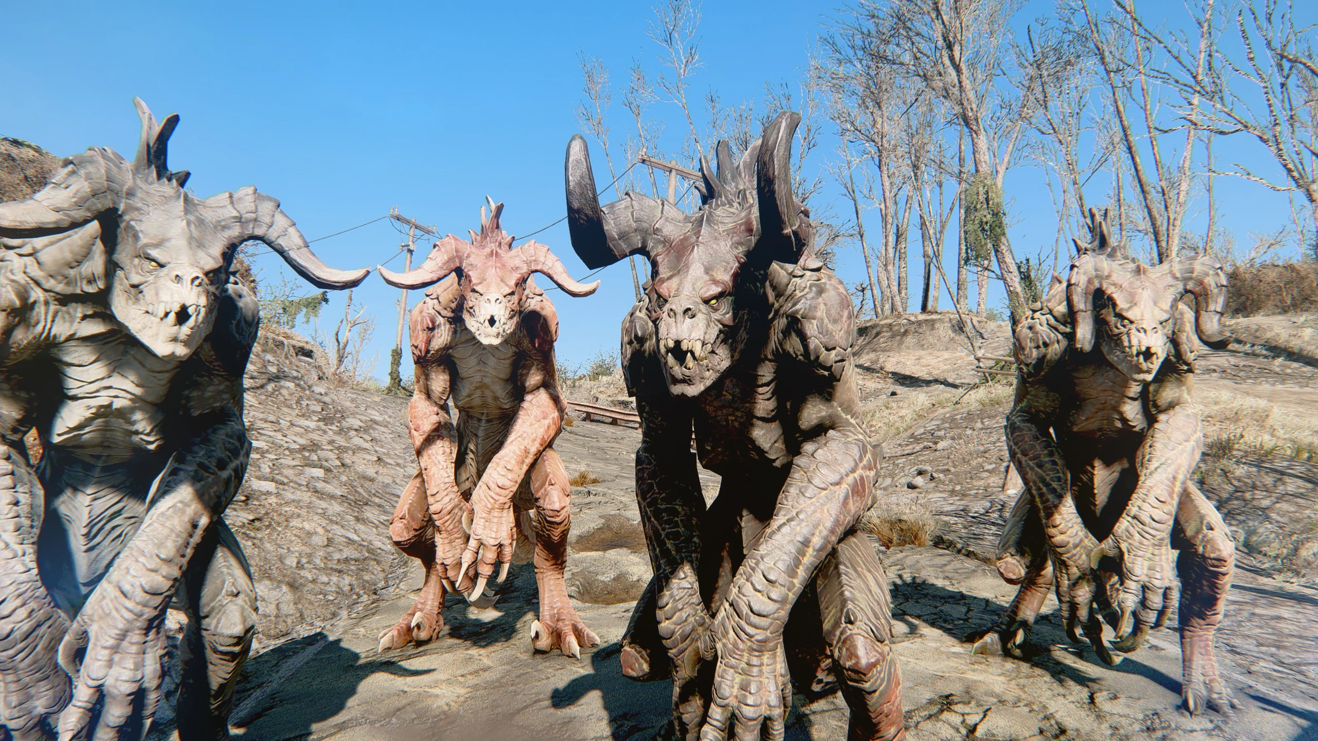 Deathclaws from fallout 4 фото 97