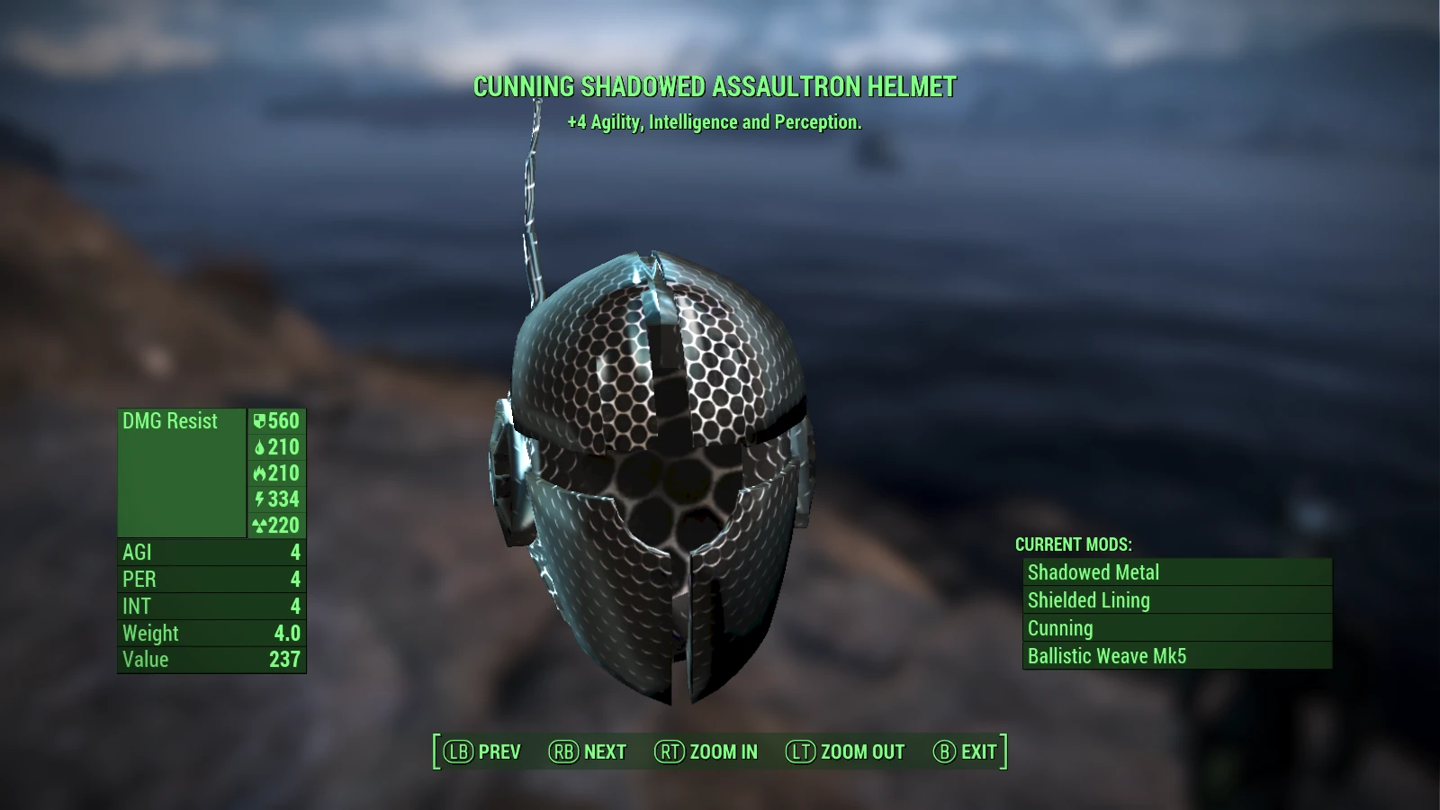 Fallout 4 assaultron helmet фото 1